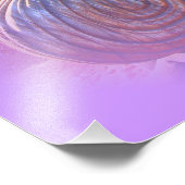 lavender aura buddha foto afdruk (Hoek)