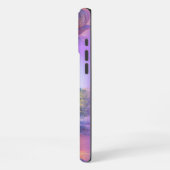 lavender aura buddha iPhone hoesje (Linkerkant)