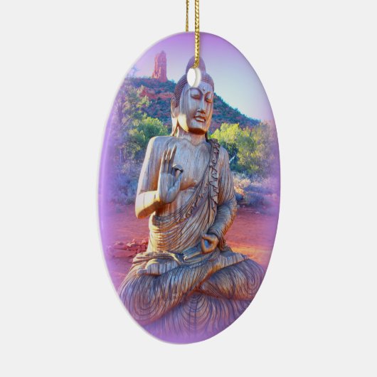 lavender aura buddha keramisch ornament (Rechts)