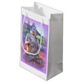 lavender aura buddha klein cadeauzakje (Achterkant Gekanteld)