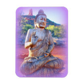 lavender aura buddha magneet (Verticaal)
