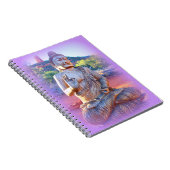 lavender aura buddha notitieboek (Rechterzijde)