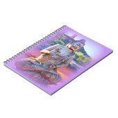 lavender aura buddha notitieboek (Linkerzijde)