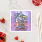 lavender aura buddha servetten (Insitu)