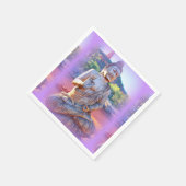 lavender aura buddha servetten (Hoek)