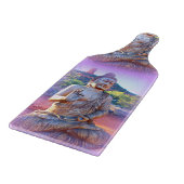 lavender aura Buddha Snijplank (Hoek)