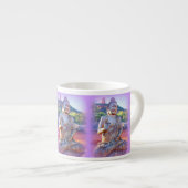 lavender aura buddhas espresso kop (Voorkant rechts)
