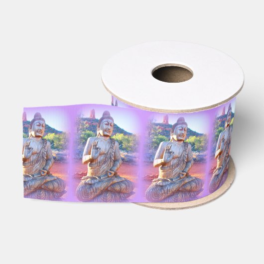 lavender aura buddhas grosgrain lint (Spoel)