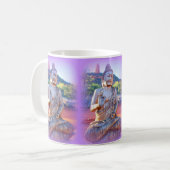 lavender aura buddhas koffiemok (Voorkant links)