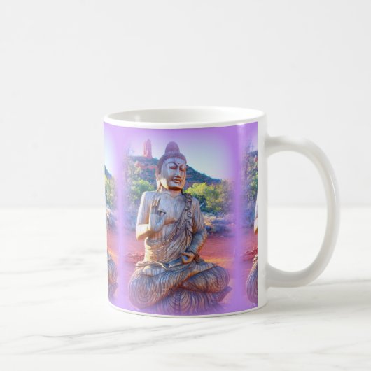 lavender aura buddhas koffiemok (Rechts)