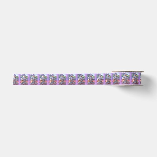 lavender aura buddhas satijnen lint (Voorkant)