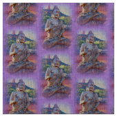 lavender aura buddhas stof (Swatch)