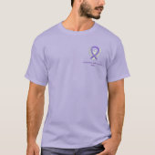Lavender Awareness Ribbon Angel Custom Shirten T-shirt (Voorkant)