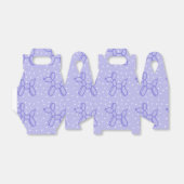 Lavender Balloon Dog Favor Boxes Bedankdoosjes (Uitgevouwen)