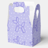 Lavender Balloon Dog Favor Boxes Bedankdoosjes (Geopend)