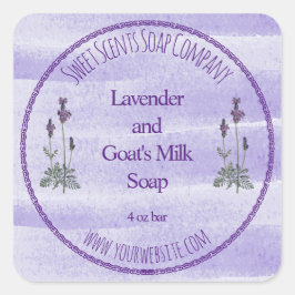 Lavender Bath and Cosmetics Label