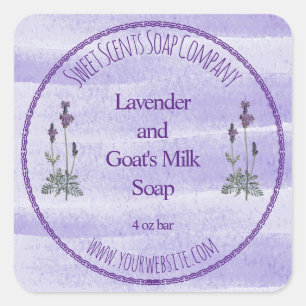 Lavender Bath and Cosmetics Label