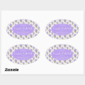 Lavender Bath Salt Oval Label (Vel)