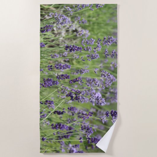 Lavender Beach Towel Strandlaken (Voorkant)