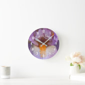 Lavender Bearded Iris Flower Petals Specialized  Ronde Klok (Huis)