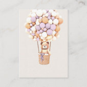 Lavender Beer ballonnen Luidere Raffle Tickets Informatiekaartje (Achterkant)