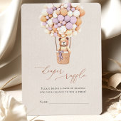 Lavender Beer ballonnen Luidere Raffle Tickets Informatiekaartje