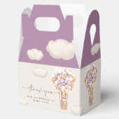 Lavender Beer Balloons Favor Box Bedankdoosjes (Geopend)