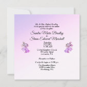 Lavender Bells Wedding Invitation Kaart (Voorkant)