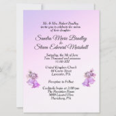 Lavender Bells Wedding Invitation Kaart (Voorkant)