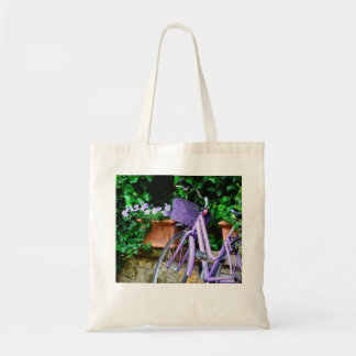 Lavender Bicycle Canvas tas