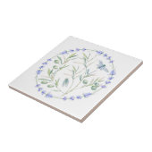 Lavender, bijen, en Olijfbijkantoren Duidelijk Afb Tegeltje (Zijkant)