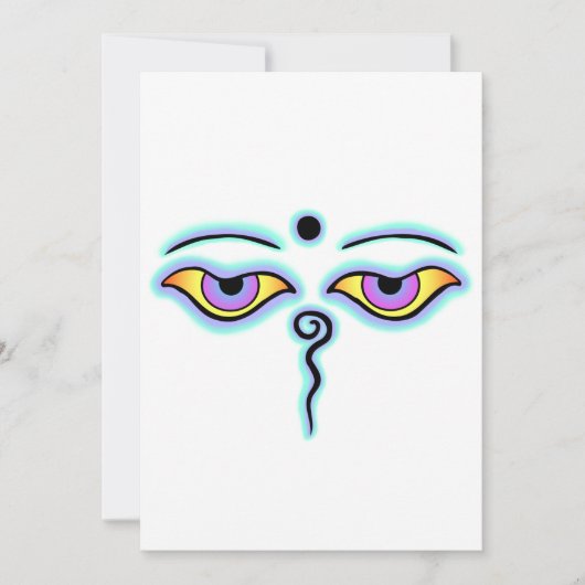 Lavender blauwgroen Buddha Eyes.png Kaart (Voorkant)