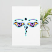 Lavender blauwgroen Buddha Eyes.png Kaart (Staand voorkant)