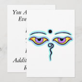 Lavender blauwgroen Buddha Eyes.png Kaart (Voorkant / Achterkant)