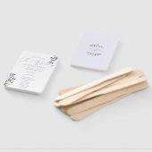 Lavender Bliss Elegant Waterverf Programma Handwaaier (Niet-gemonteerd)