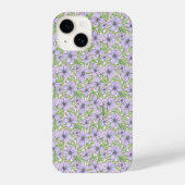 Lavender Bloom Floral iPhone Hoesje (Achterkant)