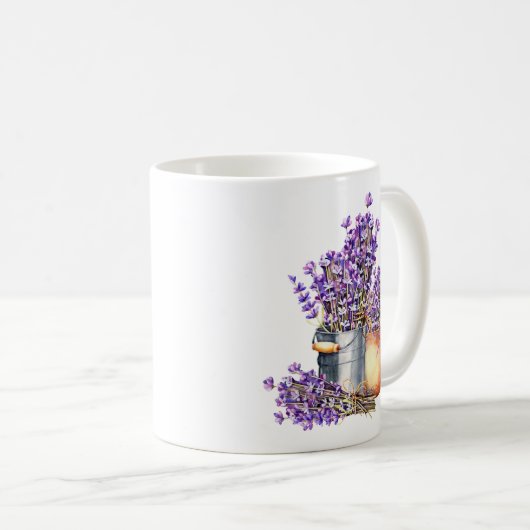 Lavender Bloom Mug Koffiemok (Voorkant rechts)