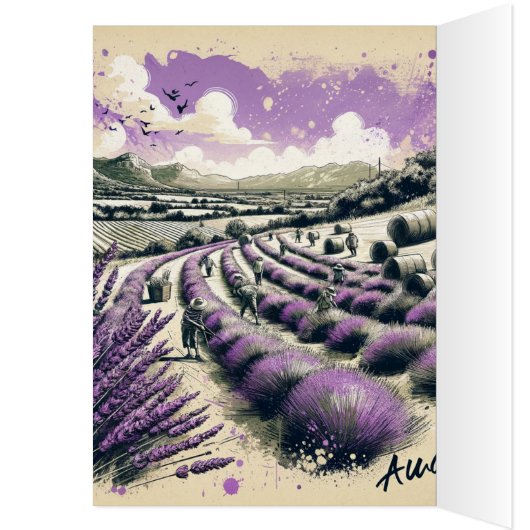 Lavender Bloom Serenity  (Binnen (Links))