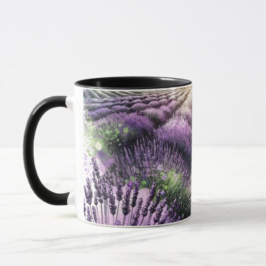 Lavender Bloom Serenity Mug  Mok (Links)