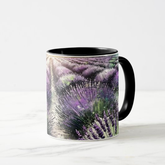 Lavender Bloom Serenity Mug  Mok (Voorkant rechts)