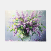 Lavender Blooming Lilac Bouquet Deurmat (Voorkant)