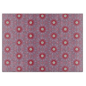 Lavender Blossom Tile Pattern Snijplank (Voorkant)
