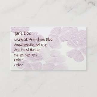 Lavender Blossom Visitekaartje