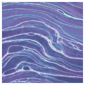 Lavender Blue Abstract Waves Pattern Stof (Close Up)
