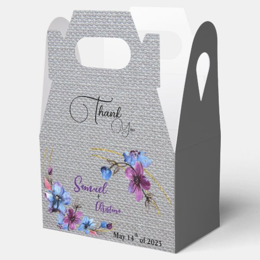 lavender Blue Bedankdoosjes (Geopend)