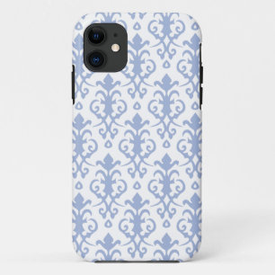 Lavender Blue Damask iPhone 5/5S Hoesje