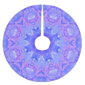 Lavender Blue en Sneeuwpatroon Kerstboom Rok (Voorkant)
