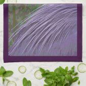 Lavender Blue Feathers Theedoek (Gevouwen)