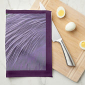 Lavender Blue Feathers Theedoek (Quarter Fold)