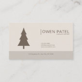 Lavender Blue Floral Grove Romantic Fantasy Visitekaartje (Achterkant)